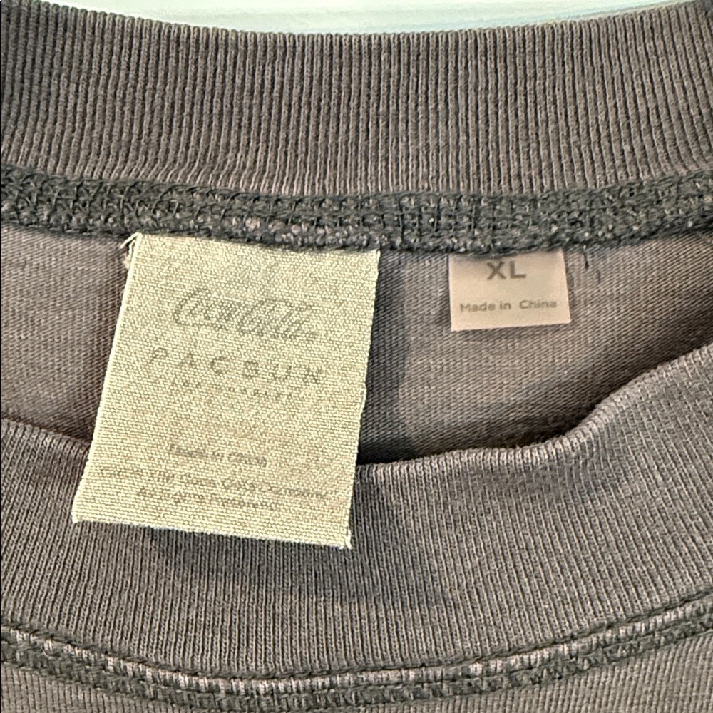 Coca Cola World Tour Pacsun Charcoal Tee XL - Picture 2 of 3
